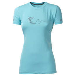 Damen-T-Shirt Progress TR Pantera HI-VIZ 23OP blau