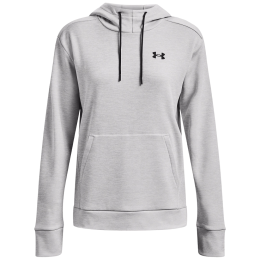 Damen-Sweatshirt Under Armour Armour Fleece LC Hoodie 2022 grau Halo Gray Light Heather/Black
