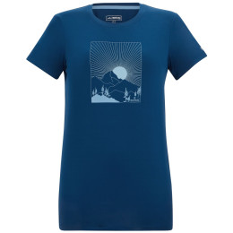 Damen-T-Shirt Regatta Women’s Fingal Stretch dunkelblau Aviator Blue