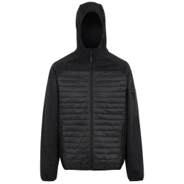 Herrenjacke Regatta Newhill Hybrid grau Ash/Black