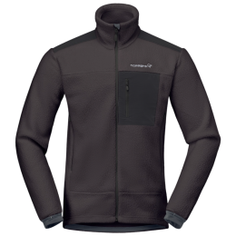 Herren-Sweatshirt Norrona trollveggen warm3 Jacket dunkelgrau Phantom