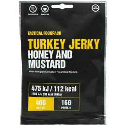 Trockenfleisch Tactical Foodpack Turkey Jerky Honey & Mustard