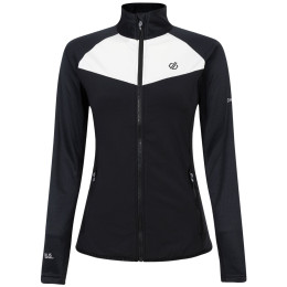 Damen Funktions-Sweatshirt Dare 2b Elation III Core Stretch schwarz/weiß Blk/BlncDeBl