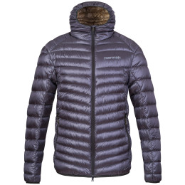 Herren-Daunenjacke Hannah Arden grau/schwarz asphalt stripe II