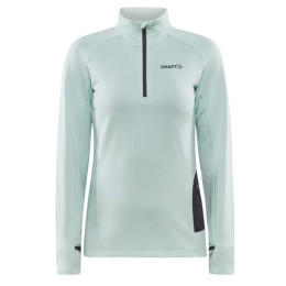 Damen-Funktionsshirt Craft CORE Trim Thermal blau/weiß Ice Melange