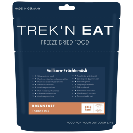Trekkingnahrung Trek’n Eat Celozrnné müsli s ovocem blau