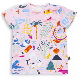 Kinder-T-Shirt Wouki Sora Pink