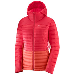 Damen Daunenjacke Salomon Haloes Down Hoodie W rosa Hibisc/Dubarry