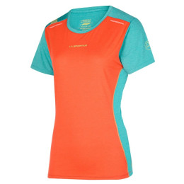 Damen-T-Shirt La Sportiva Tracer T-Shirt W rot Cherry Tomato/Lagoon