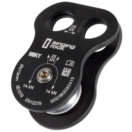 Umlenkrolle Singing Rock Miky schwarz