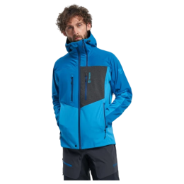 Herren Softshell-Jacke Tenson Touring Softshell blau/grau Turquoise