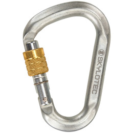 Karabiner Skylotec Snappy Steel SG (screw gate) silber silver