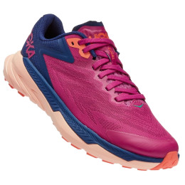 Damen Laufschuhe Hoka W Zinal lila Festival Fuchsia / Bellwether Blue