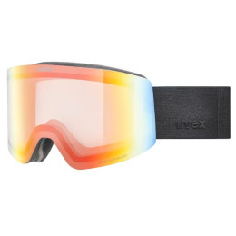 Skibrille Uvex Provoqe V schwarz BLACK MATT DL/RAINBOW-CLEAR S1-3