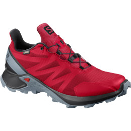 Herrenschuhe Salomon Supercross Gtx rot BarbadosCherry/Black/FlintStone