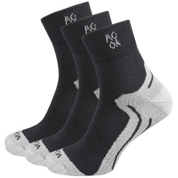 Socken MOOA Bamboo Active Mid 3-pack grau Grey/Grey
