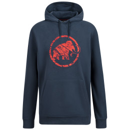 Herren-Sweatshirt Mammut ML Hoody (2022) blau/rot MarineMelangePrt