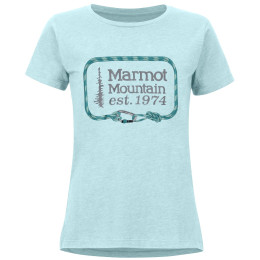 Damen-T-Shirt Marmot Wm's Ascender Tee SS blau CorydalisBlueHeather