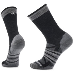Socken Smartwool Outdoor Light Cushion Crew schwarz/grau black-medium gray heather