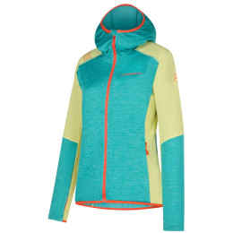 Damen Funktions-Sweatshirt La Sportiva Existence Hoody W blau/grün Lagoon/Green Banana
