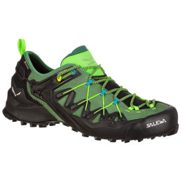 Herrenschuhe Salewa Ms Wildfire Edge Gtx schwarz/grün Myrtle/FluoGreen