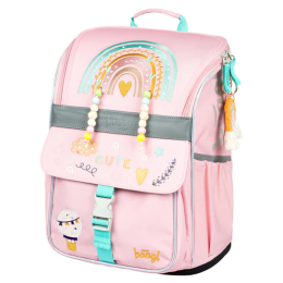 Schulrucksack für Unterstufe Baagl Zippy rosa Duha růžová