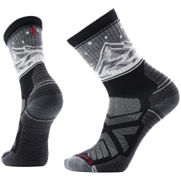 Socken Smartwool Hike Light Cushion Valley View Crew Sock schwarz