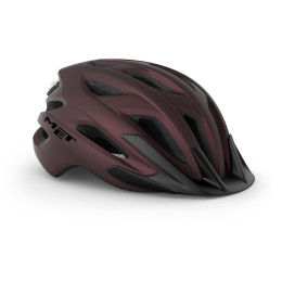 Fahrradhelm MET Crossover weinfarbe matná burgundy