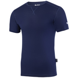 Herren-T-Shirt Zulu Merino 160 Short blau Navy