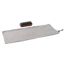 Handtuch Robens Fjell Trekking Towel S grau Black & Grey