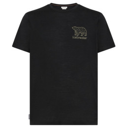 Herren-Funktionsshirt Icebreaker M 150 Tech Lite SS Tee Forest Footsc schwarz Black