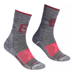 Damensocken Ortovox Alpinist Pro Compr Mid Socks W grau GrayBlend