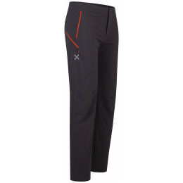 Herren-Softshellhose Montura Octa Hybrid Pants dunkelgrau antracite/orange