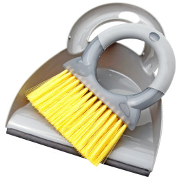 Handbesen Brunner Tidy grau/gelb