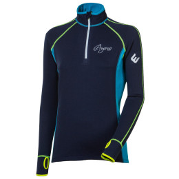Damen-Sweatshirt Progress TS Tispa Zip 17NP dunkelblau TmModrá/Turquoise