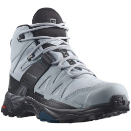 Damen Wanderschuhe Salomon X Ultra 4 Mid Wide Gore-Tex schwarz/blau Quarry / Black / Legion Blue