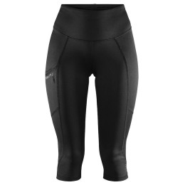 Damenhose Craft Adv Essence 3/4 schwarz Black