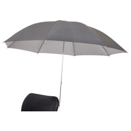 Sonnenschirm Bo-Camp Parasol for chair (grey) grau grey