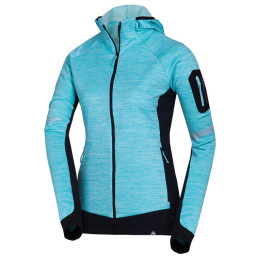 Damen Funktions-Sweatshirt Northfinder Pat blau/schwarz 653Lightblueblack