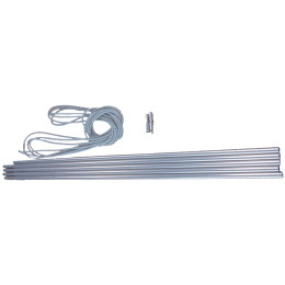 Segmenten-Set Vango Alloy Pole Set 9.5 mm x 45 cm grau Silver