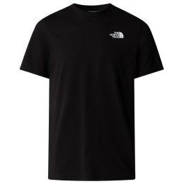 Herren-T-Shirt The North Face M Ss Mountain Outline Tee schwarz TNF BLACK/TNF WHITE
