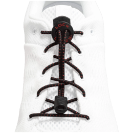 Schnürsenkel Lock Laces Original schwarz/rot RK Pro Series