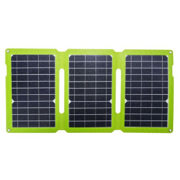 Solarmodul Swissten FOLDABLE SOLAR PANEL 21W schwarz/grün