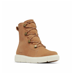 Damen Winterschuhe Sorel Explorer™ III Joan Cozy Wp braun Tawny Buff, Chalk