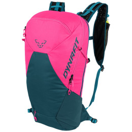 Trailrunningrucksack Dynafit Transalper 18+4 blau/rosa Flamingo/Petrol