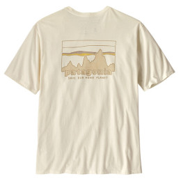 Herren-T-Shirt Patagonia M's '73 Skyline Organic T-Shirt beige Birch White