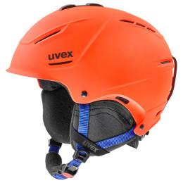 Skihelm Uvex P1US 2.0 orange orange-blue mat