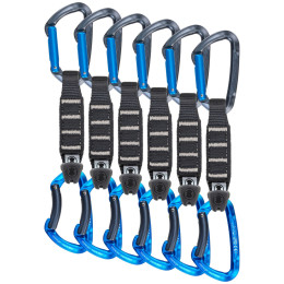Express Skylotec Lime Set Nylon PRO - 6 PACK grau/blau Anthracite/Electricblue