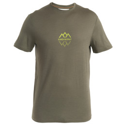Herren-T-Shirt Icebreaker Men Merino 150 Tech Lite III SS Tee Icebreaker Logo Reflections grün Loden