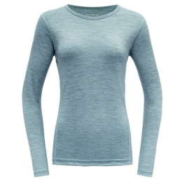 Damen-T-Shirt Devold Breeze Woman Shirt hellblau CAMEO MELANGE
